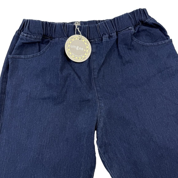 Umgee Denim Flare Jeans NWT Size XL Pull On Super Stretch Boho Western Comfort - Picture 4 of 7